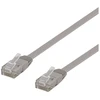 Deltaco TP-62-FL, 2 m, Cat6, U/UTP (UTP), RJ-45, RJ-45, pilkas