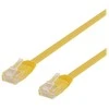 Deltaco TP-62GL-FL, 2 m, Cat6, U/UTP (UTP), RJ-45, RJ-45, Geltonas