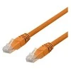Deltaco TP-62ORAU, 2 m, Cat6a, U/UTP (UTP), RJ-45, RJ-45, oranžinis