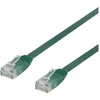Deltaco TP-63G-FL, 3 m, Cat6, U/UTP (UTP), RJ-45, RJ-45, žalias