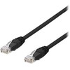 DELTACO TP-63SAU - Patch kabelis - RJ-45 (kištukas) - RJ-45 (kištukas) - 3 m - UTP - CAT 6a - juodas