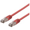 DELTACO U/UTP Cat6a tinklo kabelis, LSZH, 5 m, raudonas
