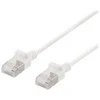 DELTACO U/FTP Cat6a jungiamasis kabelis, plonas, 3,8 mm skersmens, 2 m, baltas