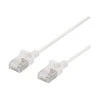 Kabelis DELTACO Cat6a, 3.8mm, 3m, 500MHz, baltas / UFTP-1058