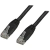 Goobay Kabelis DELTACO U / UTP Cat5e 0.5 m, juoda / S05-TP