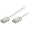 DELTACO U/UTP Cat6 jungiamasis kabelis, plokščias, 15 m, 250 MHz, baltas