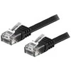 Deltaco TP-611S-FL, 1,5 m, Cat6, U/UTP (UTP), RJ-45, RJ-45, juodas