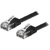 Deltaco TP-611S-FL, 1,5 m, Cat6, U/UTP (UTP), RJ-45, RJ-45, juodas