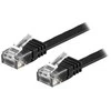 Deltaco TP-63S-FL, 3 m, Cat6, U/UTP (UTP), RJ-45, RJ-45, juodas