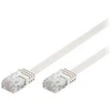 DELTACO U/UTP Cat6 jungiamasis kabelis, plokščias, 5 m, 250 MHz, baltas