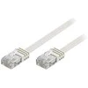 DELTACO U/UTP Cat6 jungiamasis kabelis, plokščias, 7 m, 250 MHz, baltas