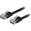Deltaco TP-67S-FL, 7 m, Cat6, U/UTP (UTP), RJ-45, RJ-45, juodas