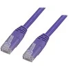 Deltaco TP-620P, 20 m, Cat6, RJ-45, RJ-45, Violetinis