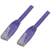 Deltaco TP-61P, 1 m, Cat6, RJ-45, RJ-45, violetinis