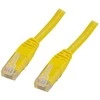 DELTACO CAT6 U / UTP tinklo kabelis, 3 m, geltonas