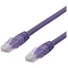 DELTACO U/UTP Cat6a jungiamasis kabelis, LSZH, 2m, violetinis