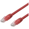 U/UTP Cat6a kabelis DELTACO, LSZH, 0,5 m, raudonas / TP-60RAU