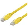 U/UTP Cat6a kabelis DELTACO, LSZH, 0,5 m, geltonas / TP-60GLAU