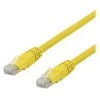 U/UTP Cat6a kabelis DELTACO, LSZH, 0,5 m, geltonas / TP-60GLAU