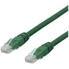 U/UTP Cat6a kabelis DELTACO, LSZH, 0,5 m, žalias / TP-60GAU
