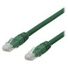 DELTACO TP-610GAU – tinklo kabelis – RJ-45 (kištukas) į RJ-45 (kištuką) – 10 m – UTP – CAT 6a – be halogenų, presuotas – žalias