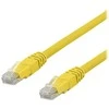 DELTACO U/UTP Cat6a jungiamasis kabelis, LSZH, 1 m, geltonas