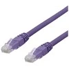 DELTACO U/UTP Cat6a jungiamasis kabelis, LSZH, 3m, violetinis