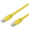 DELTACO U/UTP Cat6a jungiamasis kabelis, LSZH, 5m, geltonas