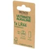 LR44 baterija DELTACO Ultimate Alkaline, 1,5 V, 1 vnt. pakuotė / ULT-LR44-1P