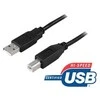 Kabelis DELTACO 1m, juoda / USB-210S