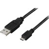 Kabelis DELTACO USB 2.0, 5 pin, 0.25m, juodas / USB-299S