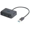 USB-A šakotuvas DELTACO , 5 Gbps, 4x USB-A, juodas / UH-735 / 1902426