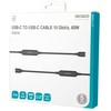 Kabelis DELTACO USB-C C-C aktyvus, 10Gbps, 3A, 3m / 1902002