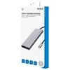 12-in-1 USB-C jungčių stotelė DELTACO, Triple display, 4K UHD 60 Hz, PD 85 W, sidabrinis / USBC-HDMI27 / 1902422