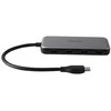 USB-C šakotuvas DELTACO, 4-jungtys, 5 Gbit/s, 100W galia, sidabrinis / USBC-HUB204 / 1902429