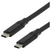 Deltaco USBC-ACTIVE51, 5 m, USB C, USB C, USB 3.2 Gen 1 (3.1 Gen 1), 5 Gbit/s, Juoda