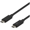 DELTACO USB-C - USB-C laidas, 5Gbit / s, 5A, 2M, juodas USBC-1503