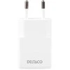 USB-C įkroviklis DELTACO, 1x USB-C PD 30 W, plonas, PPS, baltas / USBC-AC156 / 1903268