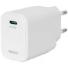 USB-C sieninis įkroviklis DELTACO, 1x USB-C PD 20 W, PPS 25 W, baltas / USBC-AC158 / 1903356