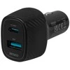 USB automobilinis kroviklis DELTACO 1x USB-A 18 W, 1x USB-C PD 45 W, viso 63 W / USBC-CAR123