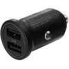 Automobilinis įkroviklis DELTACO 12/24 V USB su dviem USB-A jungtimis, 24 W, juodas USB-CAR127