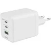 USB GaN sieninis įkroviklis DELTACO, 100 W, 1x USB-A, 2x USB-C, PPS, bendra išvestis 100 W, baltas / USBC-GAN06 / 1903219