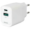 USB GaN sieninis įkroviklis DELTACO, 1x USB-A 18 W, 1x USB-C PD 35 W, PPS / USBC-AC159 / 1903775
