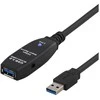 DELTACO PRIME aktyvus USB 3.0 prailginimo kabelis, A tipo vyriškas į A tipo moteriškas, 3m, juodas/ USB3-1001