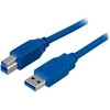 Kabelis DELTACO, USB 3.0, 2m, mėlynas / USB3-120