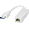 DELTACO USB 3.0 tinklo adapteris, Gigabit, 1xRJ45, 1xUSB3.0 A ha baltas / USB3-GIGA4