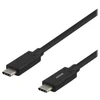 DELTACO USB-C kabelis, 0,5 m, USB 3.1 Gen 1, juodas