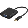 Adapteris DELTACO, juodas / USBC-1098