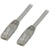 DELTACO U / UTP Cat5e patch kabelis 1m, 100MHz, Delta-certified, pilkas / 1-TP