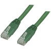 Deltaco TP-615G, 15 m, Cat6, U/UTP (UTP), RJ-45, RJ-45, Žalias